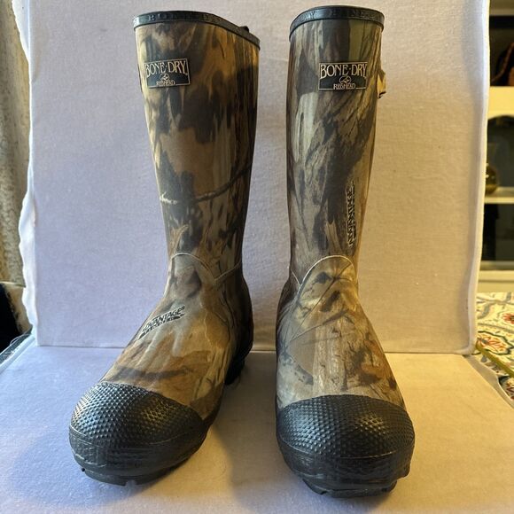 Bone Dry Waterproof Rubber 1000 grams Thinsulate Boots Steel Shank Men’s Sz 8 main image 5